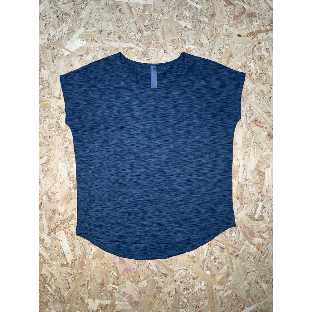 Mondetta Women’s Gray Short Sleeve Active Wear Top Sz L